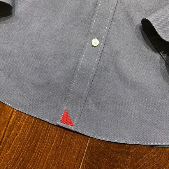 UNTUCKit Slim Fit Wrinkle Free Button Down Grey Dress Shirt Men's Size X-Large - Picture 4 of 10